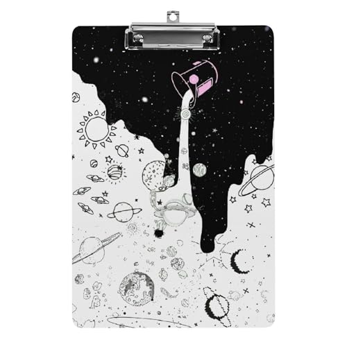 クリップボード 3Dプリント インク A4サイズ対応 クリップファイル バインダークリップ 用箋ばさみ ファイルボード メモ帳 縦型 書類整理 おしゃれ かわいい 筆記 多機能 壁掛け プレゼント