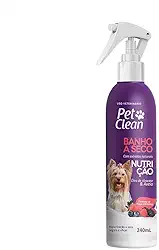 Banho a Seco Pet Clean Nutrição Óleo de Abacate e Aveia 240ml
