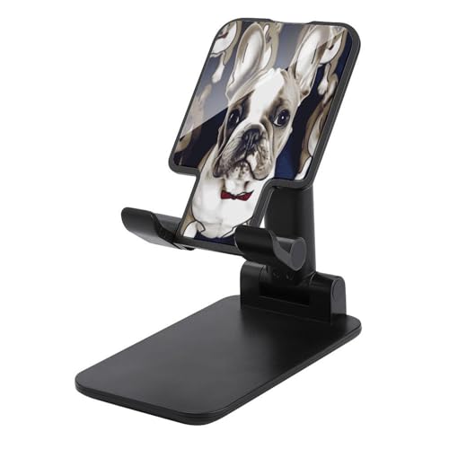 Support portable bouledogue français pour bureau idée cadeau originale pour fan de chiens
