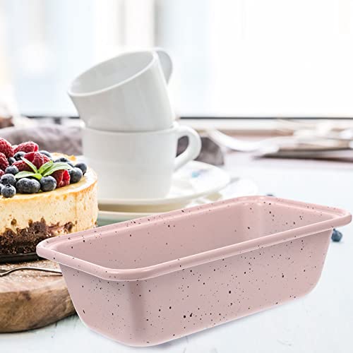 Upkoch Toast Baking Nonstick Loaf Pan Bread Pan Bread Baking Non-Stick Toast Pans For Oven Baking (Pink) #TOP5