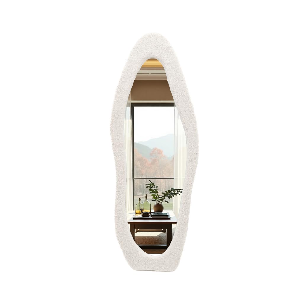 SensaHome gestoffeerde staande spiegel 160 x 60 cm aanbieding bij Kruidvat