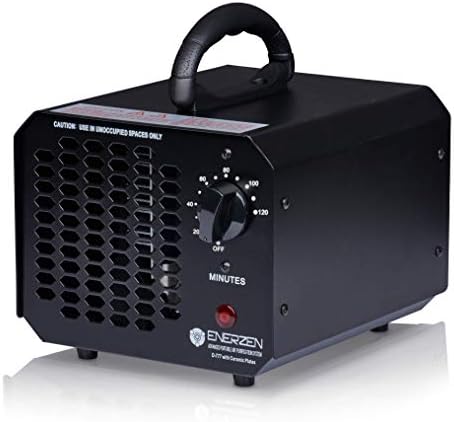 Enerzen Ozone Generator 60,000mg Industrial O3 Air Purifier Deodorizer (60,000mg - Black)