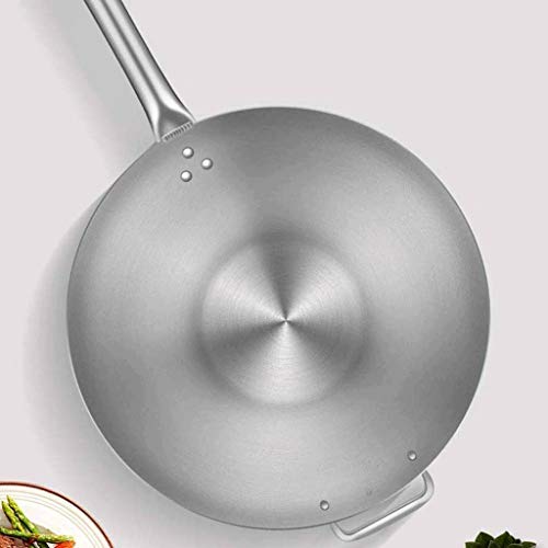 Wok de acero carbono con fondo plano, 36 cm miniatura 5