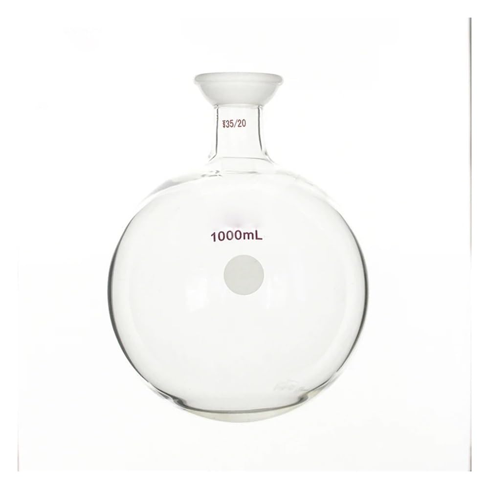 Laborglaswaren Borosilikatglas LH-06 Rundkolben mit Kugelschleifverbindung 35/20 50 ml/100 ml/250 ml/500 ml/1000 ml/2000 ml(250mL)