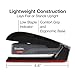 Staples One-Touch Desktop Stapler, 20 Sheet Capacity, Gray/Black/Red, 2/Pack (ST44425/44425VS)