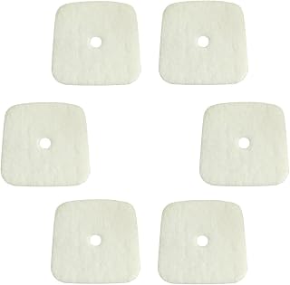 NIMTEK 6 Pack Air Filter for Mantis 7222 7222E 7222M 7225 7230 7234 7240 7920 7924 Tiller/Cultivator 2-Cycle Little Wonder Engine SV-4B SV-4BH SV-5C SV-5C/1 SV-5C/2 SV-5Ci SV-5Ci/2 SV-5H/2