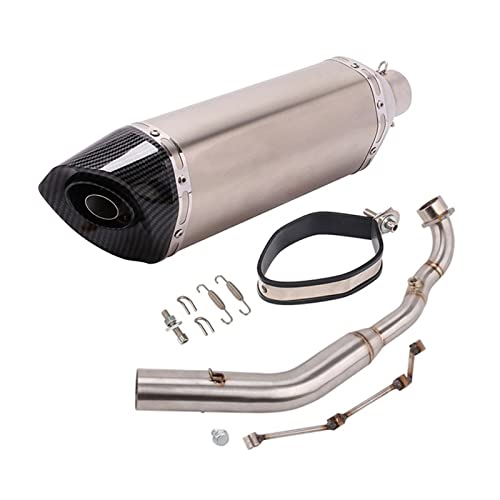 Escape de acero inoxidable para Kymco Xciting 400 silenciador resistente
