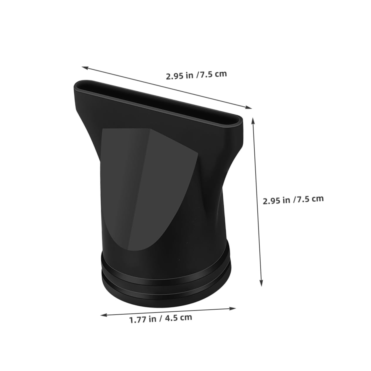 Didiseaon Hair Dryer Diffuser Nozzle Attachments for Precision Styling Compatible with Hair Dryers with Nozzle Black Plastic Hair Dryer Accessories