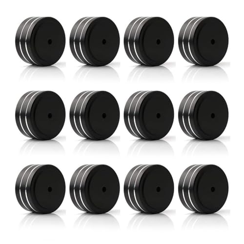 Pieds d'isolation HiFi en aluminium 40x20mm pour haut-parleur et platine vinyle