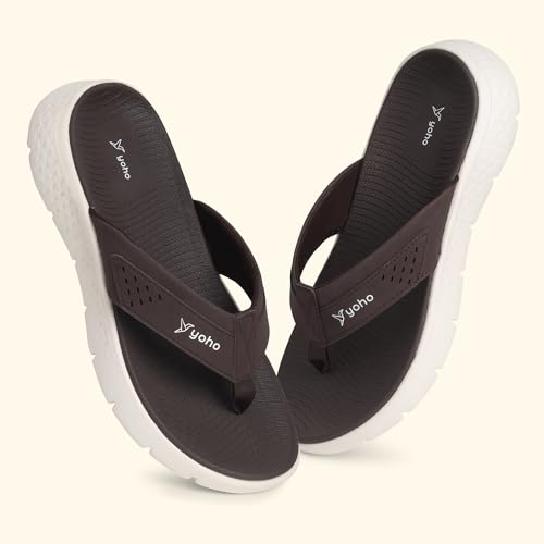Image of YOHO Snugly 005 Slippers For Men | Cushioned Support | Lightweight Grip | Breathable Comfort | Long-Lasting Build