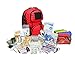 Lightning X Stocked Modular Trauma & Bleeding First Aid Responder Medical Backpack + Kit (Red)