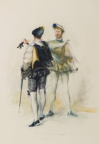 Peinture Le Défi de Pettie affiche artistique pour salon élégant 60x90cm