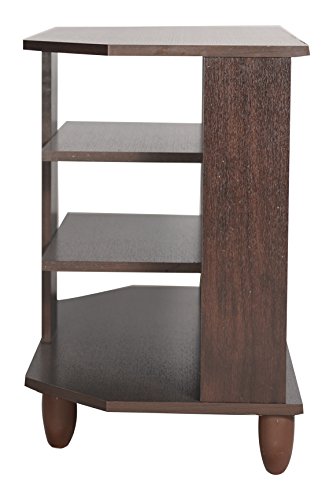 Image of DeckUp Dusun Engineered Wood Tv Entertainment Unit (Dark Wenge, Matte Finish), 23.6 Inches