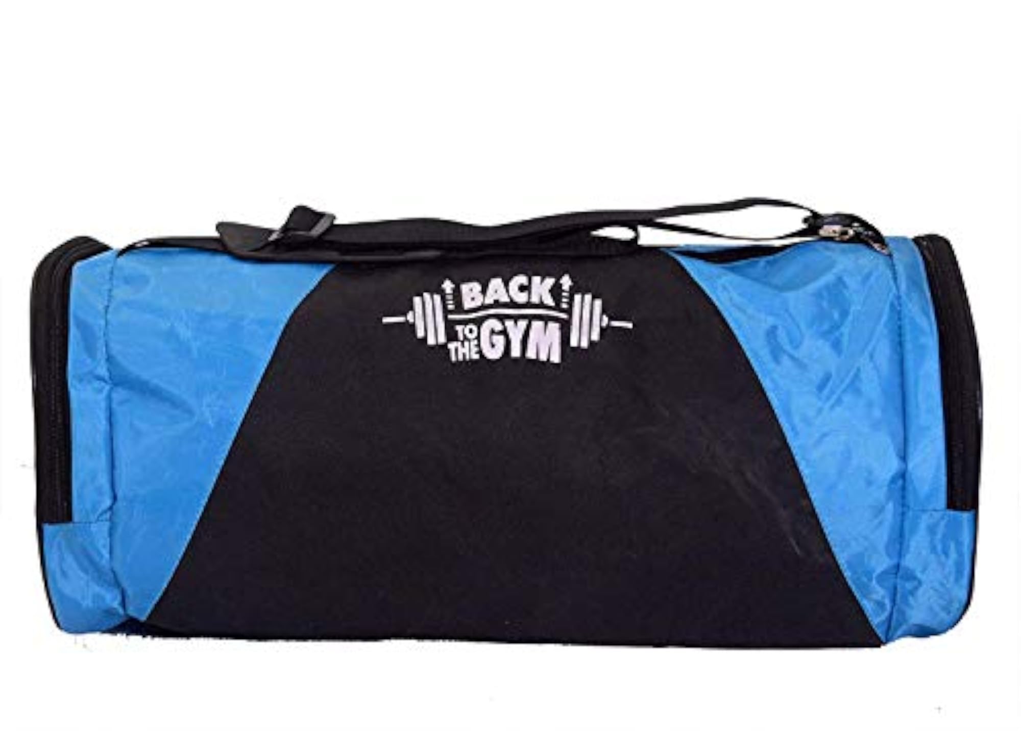 Blue Gym Sport Duffle Bag with Shoe Compartment