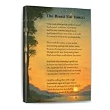 The Road Not Taken Canvas Wall...