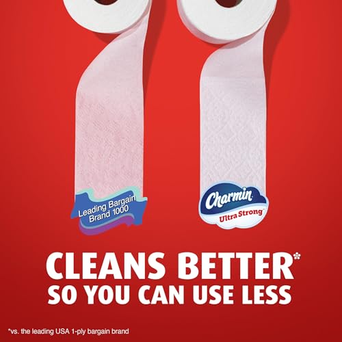 Charmin Ultra Strong Toilet Paper, 6 Mega = 24 Regular Rolls, 2-Ply, White - image 6