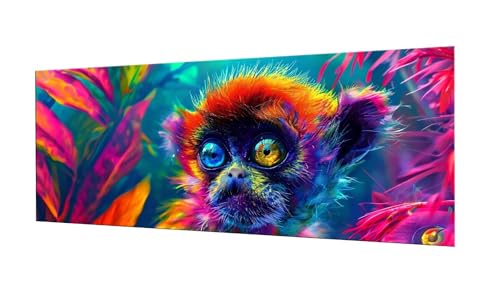 Diamond Painting Singe 30x75cm kit complet de broderie diamant 5D pour décoration murale