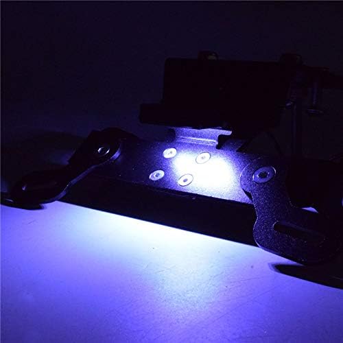 Miniatura 2 de Soporte de matrícula para guardabarros trasero, marco de matrícula con luz LED para Yamaha XJ6DIVERSIONF XJ6N XJ6F XJ6S FZ6R FZ-6R 2009 2010 2011
