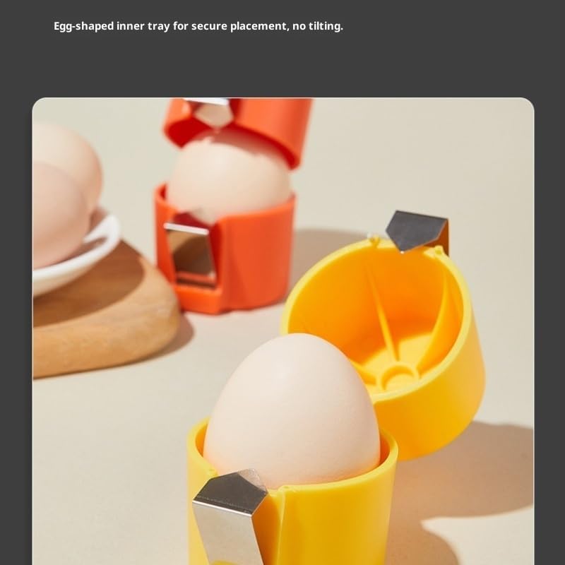 Egg Shell Opener, 3 Pcs Egg Separator for Raw Eggs