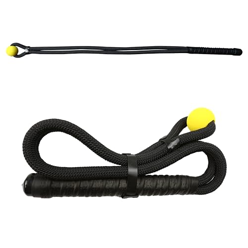 Golf Swing Rope Training Aid, Fitness Equipment Trainer with Ball On for Practice, Posture Corrector, Exercise Assistance, Workout, Speed, Strength Link, Warm-up for Buddy, Golf Lovers, Beginners