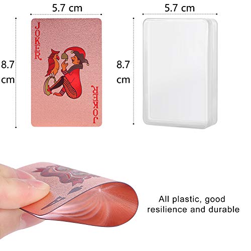 Juego de Naipes de Póker Impermeables con Diseño de Papel y PET miniatura 5
