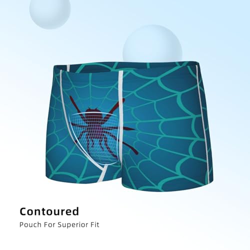 Boys' Cotton Boxer Brief Soft Underwear-Spider And Cobweb4