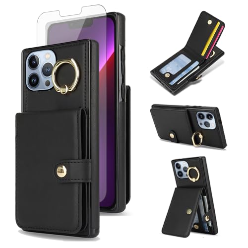 Coque iPhone 13 Pro Max 5G étui fente carte protection RFID verre