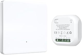 RF433MHz 123 Gang Waterproof Push Button Remote Control Switch for Flexible Home Automation (1 Gang 1-1)