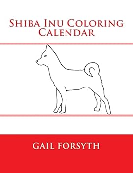 Shiba Inu Coloring Calendar