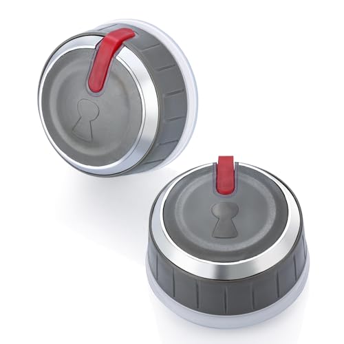 66754 Grill Main Burner Control Knobs (2 Pack) Compatible with Weber Genesis II LX Grill Knobs E/S-240 E/S-340 E/S-440 E/S-640 (Years 2017 and Newer) Grill Replacement Control Knob Kit Parts