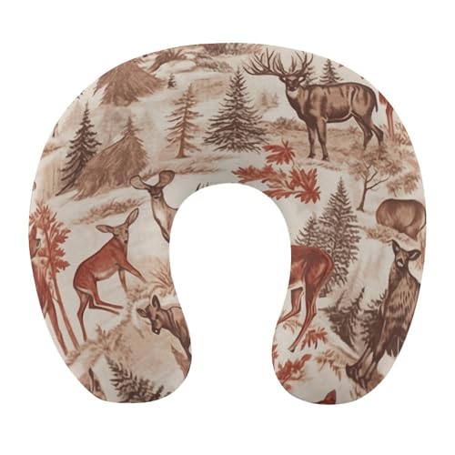 Almohada espuma viscoelástica tamaño 30x25 cm cuello U miniatura 1