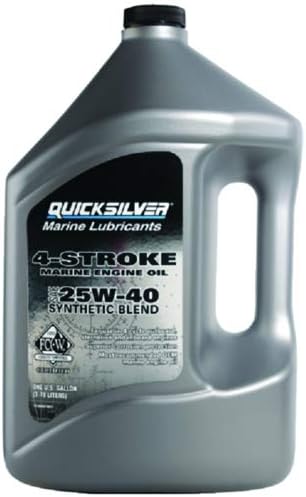 Mercury - Mercruiser 92-8M0078623; marine Engine Oil 25W40 Synthetic B Gallon Made by Mercury - Mercruiser