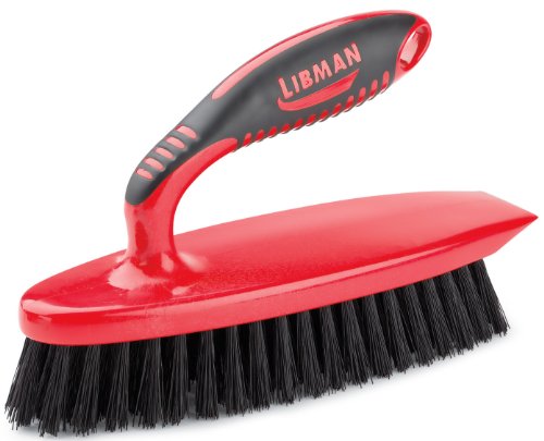 Image of Libman 525 Iron Handle Scrub Brush Red 7.5 inchx3 inch,PK6