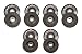 12 Assorted GRIT 4 1/2" ANGLE GRINDER SANDING FLAP DISC 40/60/80/100/120/180