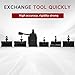 findmall 6Pcs AXA 250-111 Wedge Type Tool Post Set Quick Change Tool Post Set Lathe Holder AXA Tool Post Set Swing Dia 12 Inch