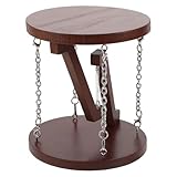 Double fonctionnalité : cette étagère flottante permet d'exposer de petits objets et d'accrocher des décorations, offrant ainsi une solution de rangement pratique et décorative. étagère de table en bois, décoration de bureau