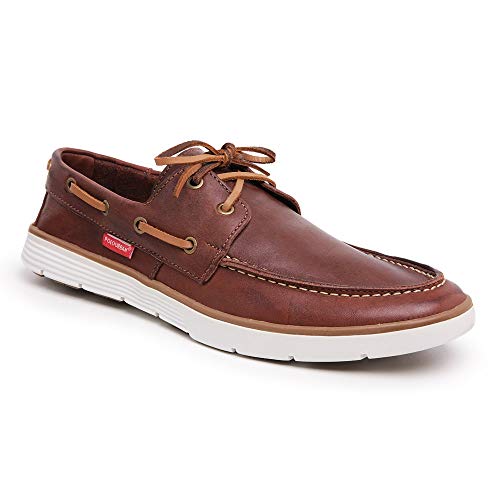 Sapato Dockside Masculino Maria Trevo Mocassim Cor:Marrom;Tamanho:38;Gênero:Masculino