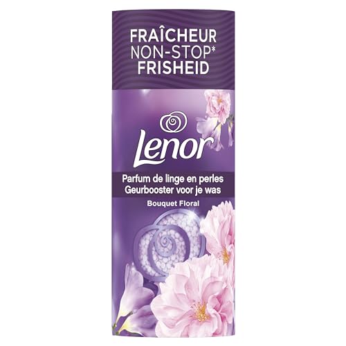 Lenor Parfum de Linge en Perles pour Lessive, 16 Lavages, Bouquet Floral, Fraîcheur Non-stop...
