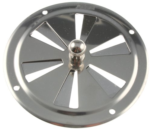 ARBO-INOX Lüftungsrosette Lüfter Kiemenlüfter Edelstahl 100mm Cover
