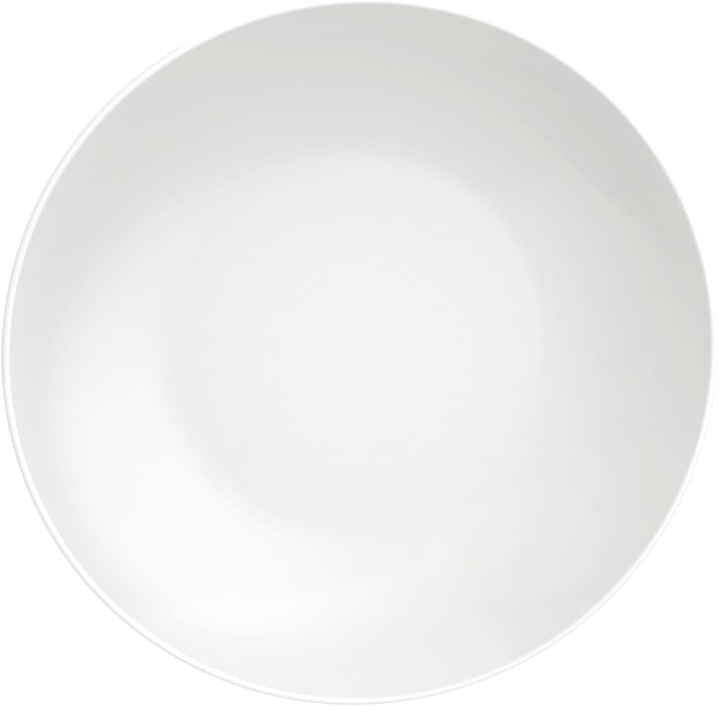Tramontina22cm Porcelain White Deep Plate