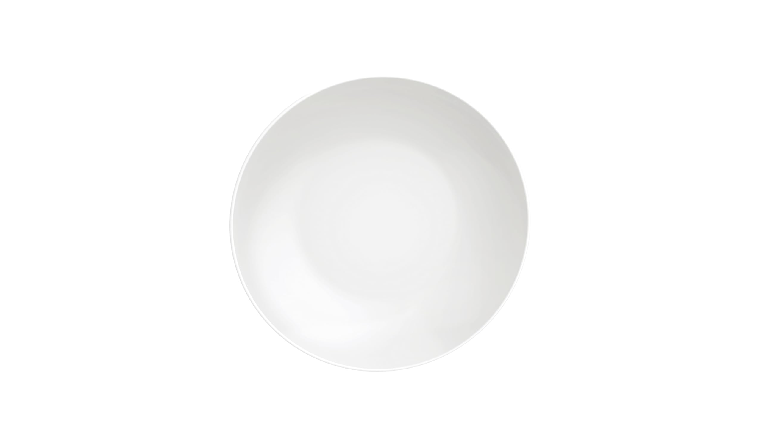 Tramontina22cm Porcelain White Deep Plate
