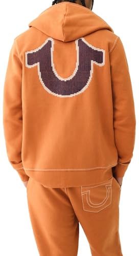 True Religion Men's Big T Cross Stitch Zip Up2