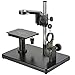 KOPPACE Horizontal Microscope Platform Adjustable X/Y Stroke Flatness Tester Horizontal Microscope Stand Lens Hole 50mm