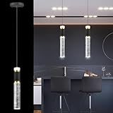 Modern Chandeliers Kitchen Island Pendant Lighting LED Dimmable Lights Hanging Chandelier Crystal Lighting Fixtures Chic Flush Mount Pendant Lighting for Dining Room Bedoom Bathroom 2700K 6000K