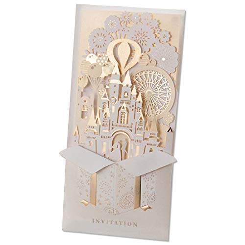 JOFANZA 50 Pieces Wedding Invitations Cards