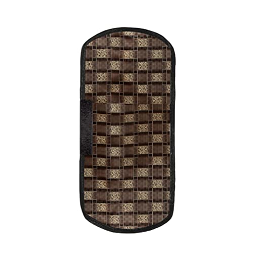 Image of Wings Star Microwave Oven Cover for LG 21 Litre Convection Oven MC2146BL - Black, Waterproof & Dustproof Polyester, 36x14 Inch, Multicolour, 4 Utility Pockets, 1 Oven Handle Cover