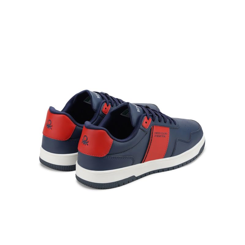 Image of United Colors of Benetton Mens United Colors of Benetton Solid Lace-up Sneakers Sneaker