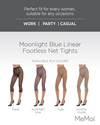 Image of MeMoi Fishnet Tights, Ankle Tights, Women's Pantyhose, Great for Flats, Boots, or Heels