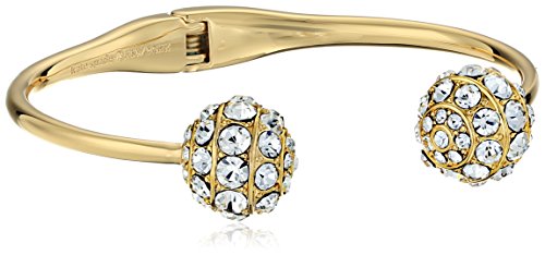 kate spade new york Open Hinge Clear/Gold Cuff Bracelet