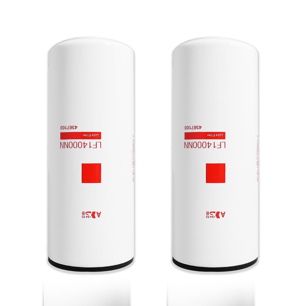 2PCS LF14000NN LF9080 Oil Filter/Lube Filter Compatible with Cummins ISX ISM QSX QSM QST ISX15 M11 Diesel EnginesReplaces 4367100 57746XD 600-211-1340